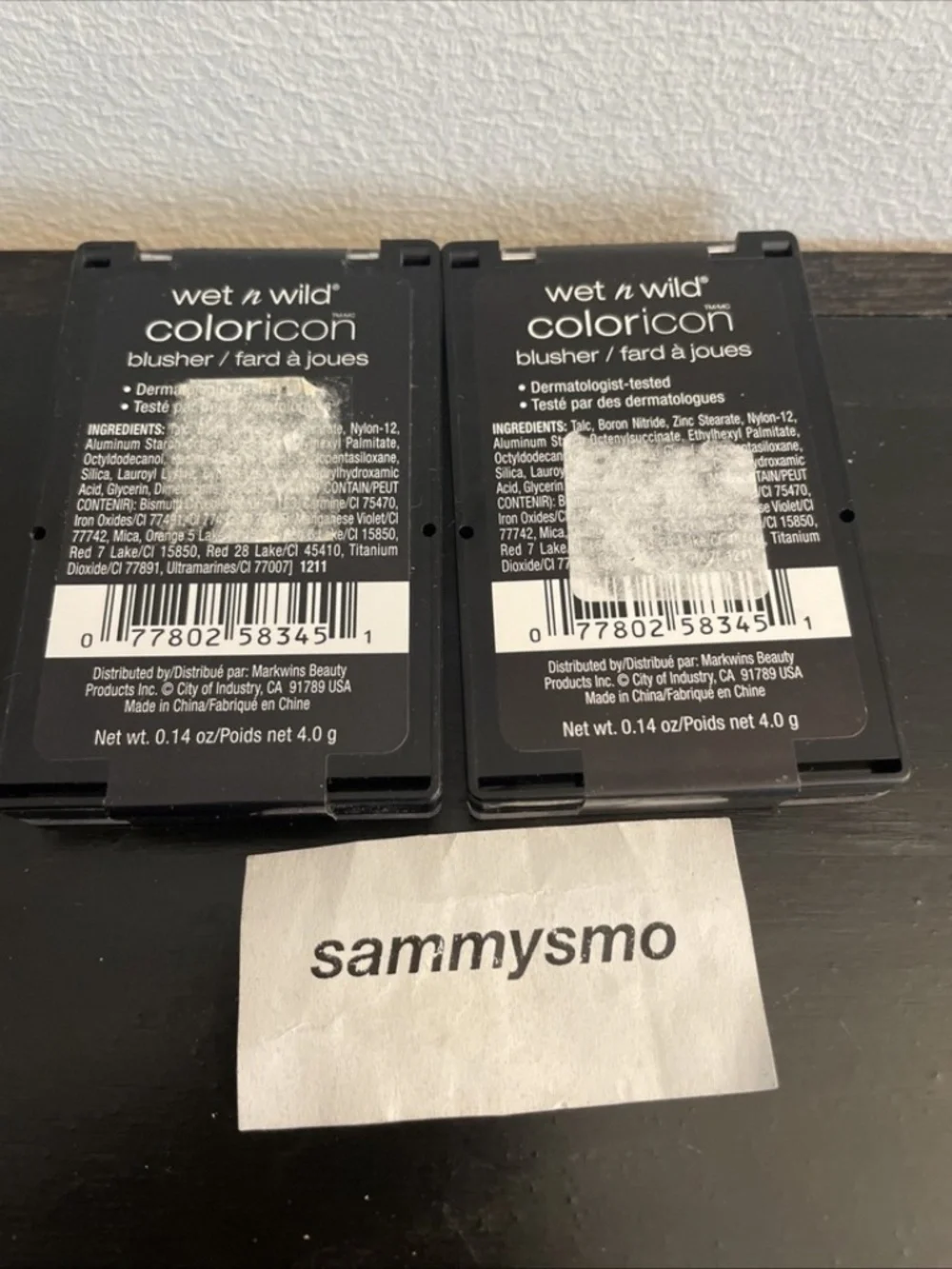 Wet n Wild Coloricon Blush 834E Berry Shimmer Sealed x2 READ DESCRIPTION